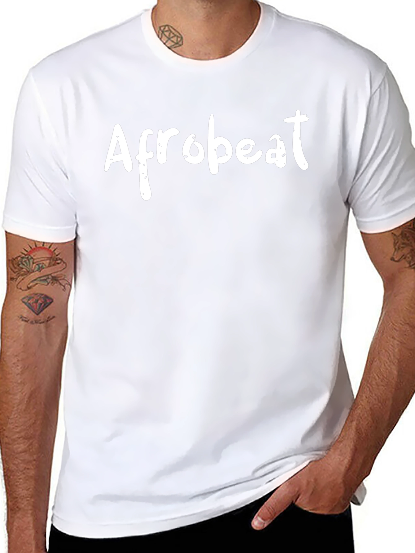 Afrobeat Graphic Tee - Stylish Black T-Shirt