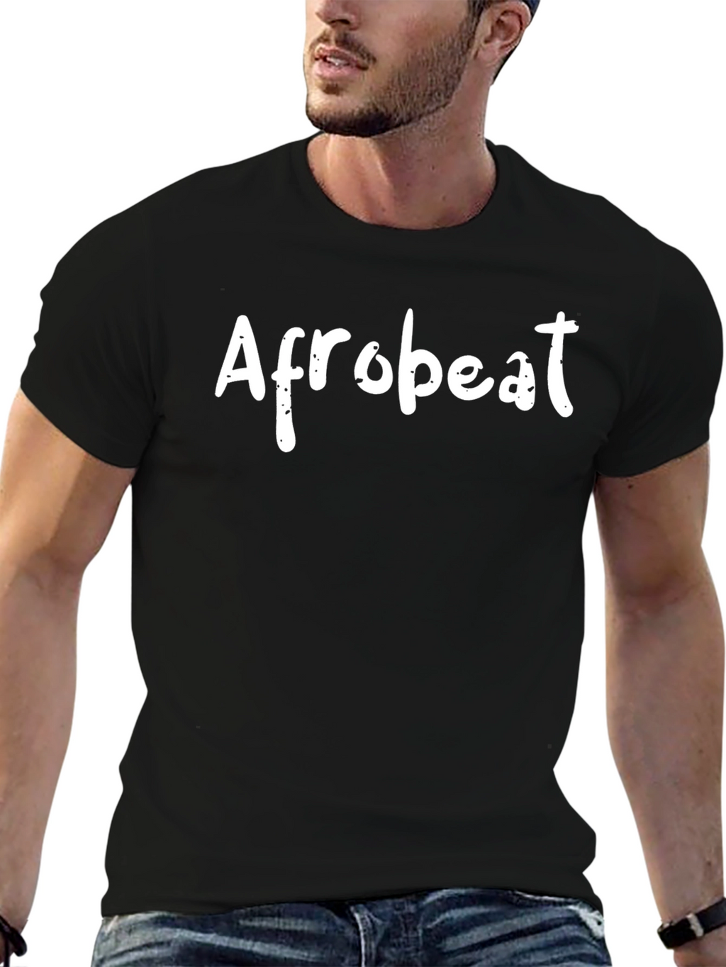 Afrobeat Graphic Tee - Stylish Black T-Shirt