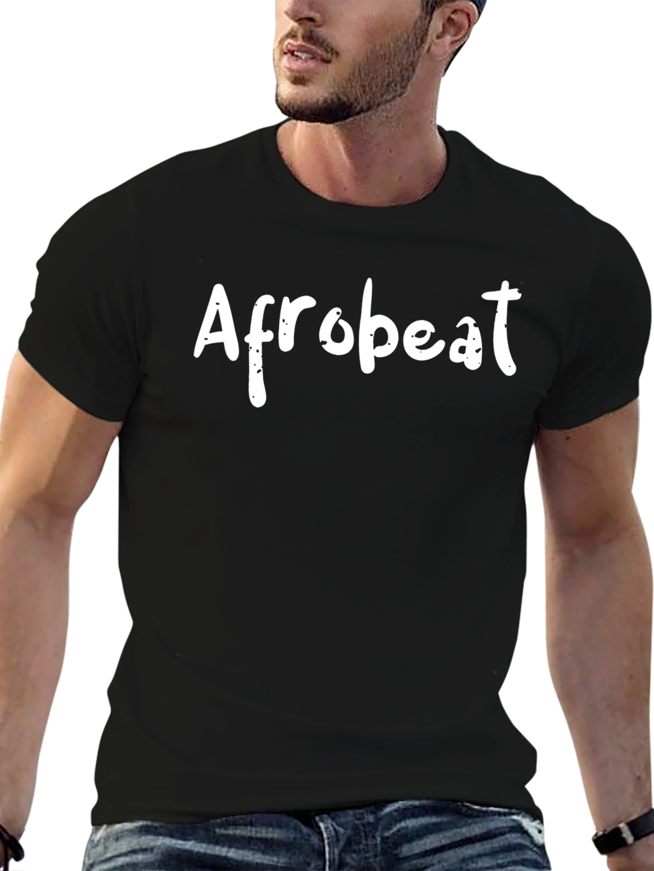 Afrobeat Graphic Tee - Stylish Black T-Shirt