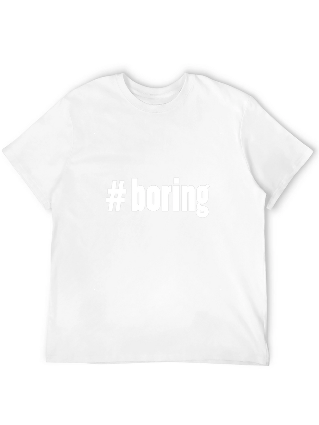#boring Graphic T-Shirt - Unisex Black Tee