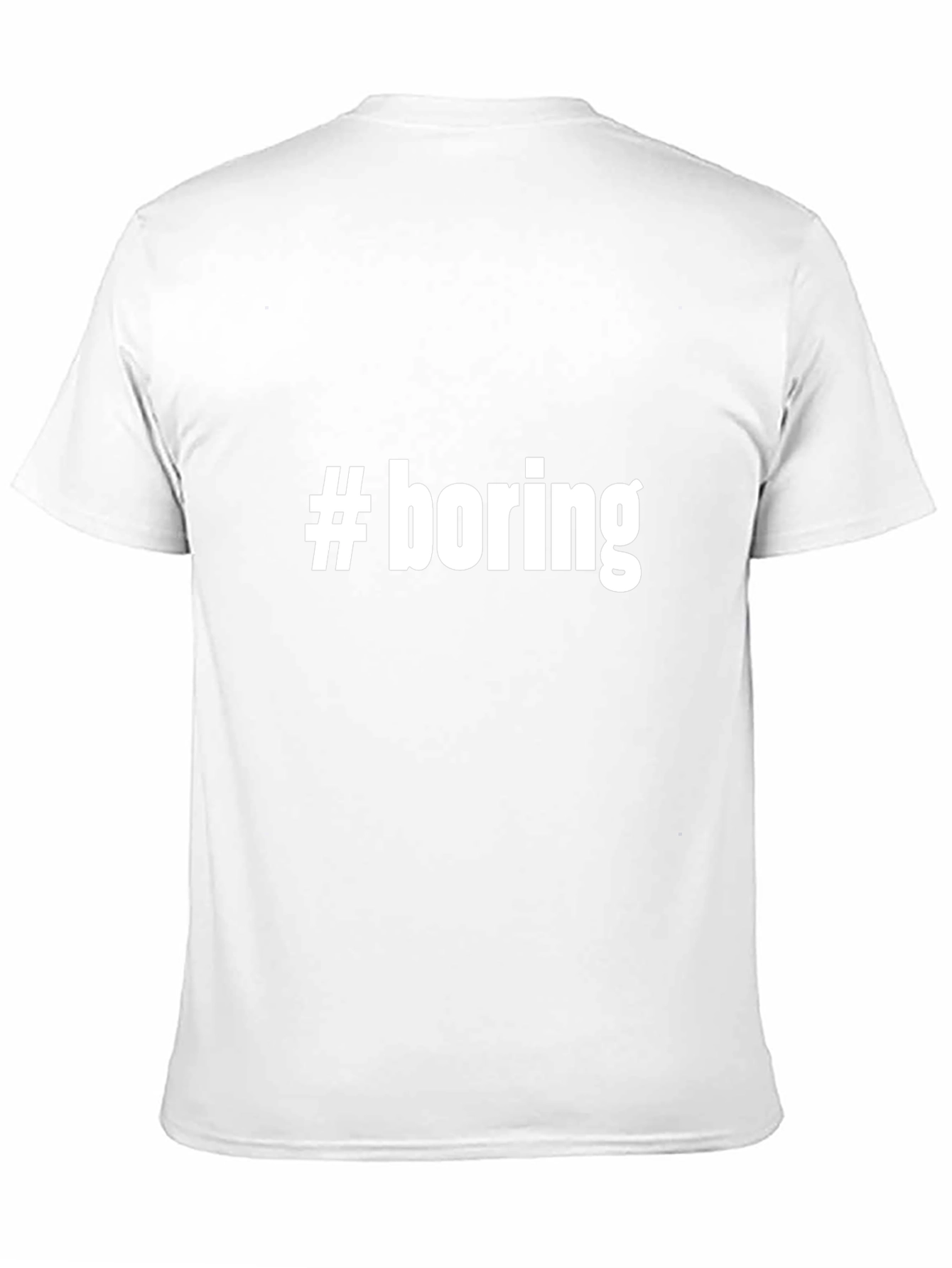 #boring Graphic T-Shirt - Unisex Black Tee