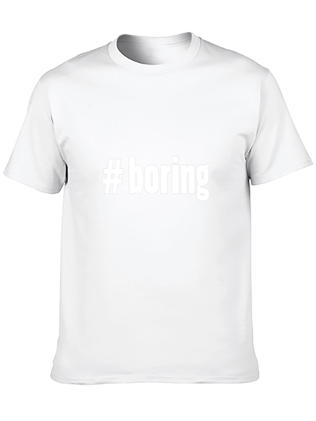 #boring Graphic T-Shirt - Unisex Black Tee