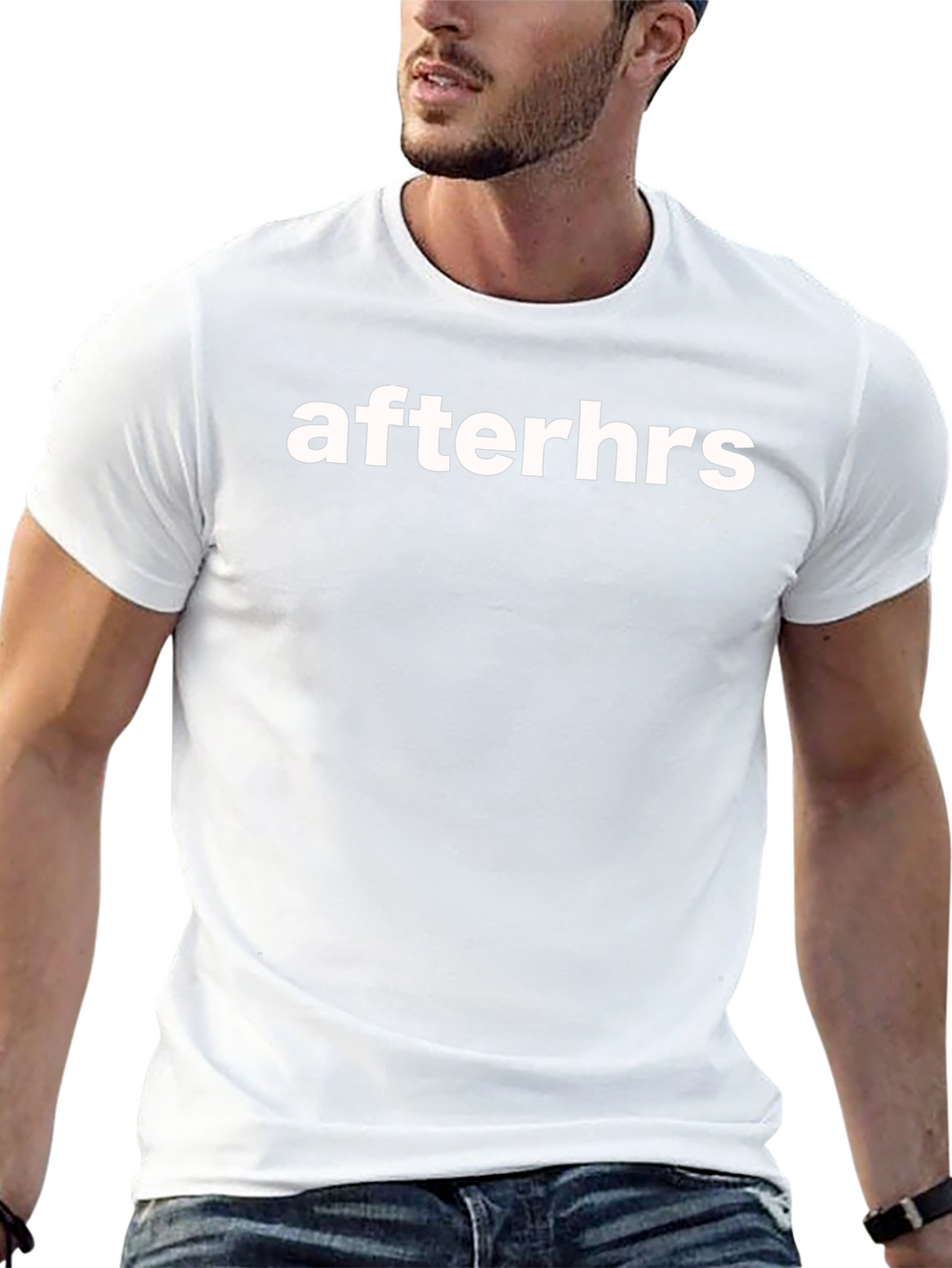 Afterhrs Graphic Tee - Stylish Black T-Shirt