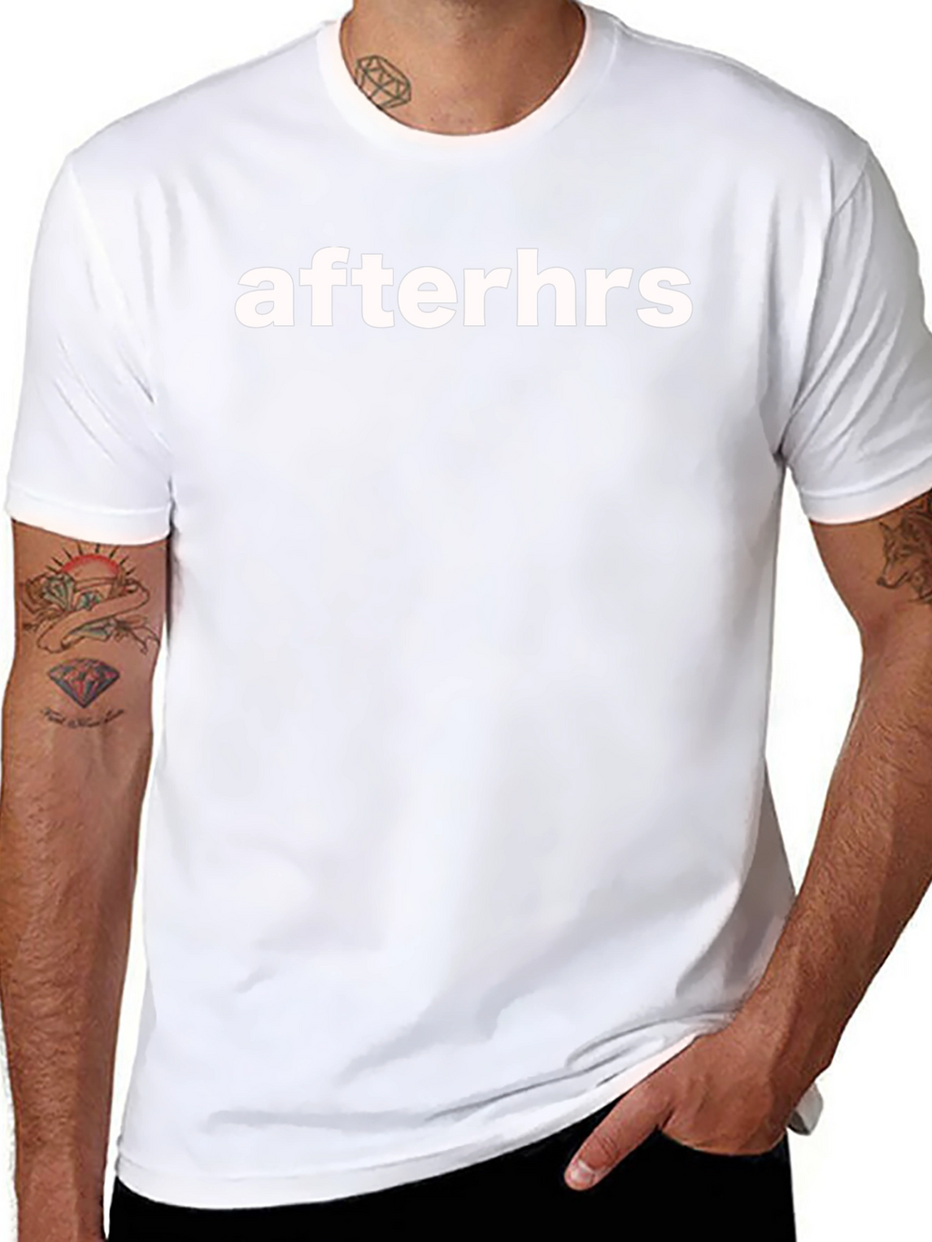 Afterhrs Graphic Tee - Stylish Black T-Shirt