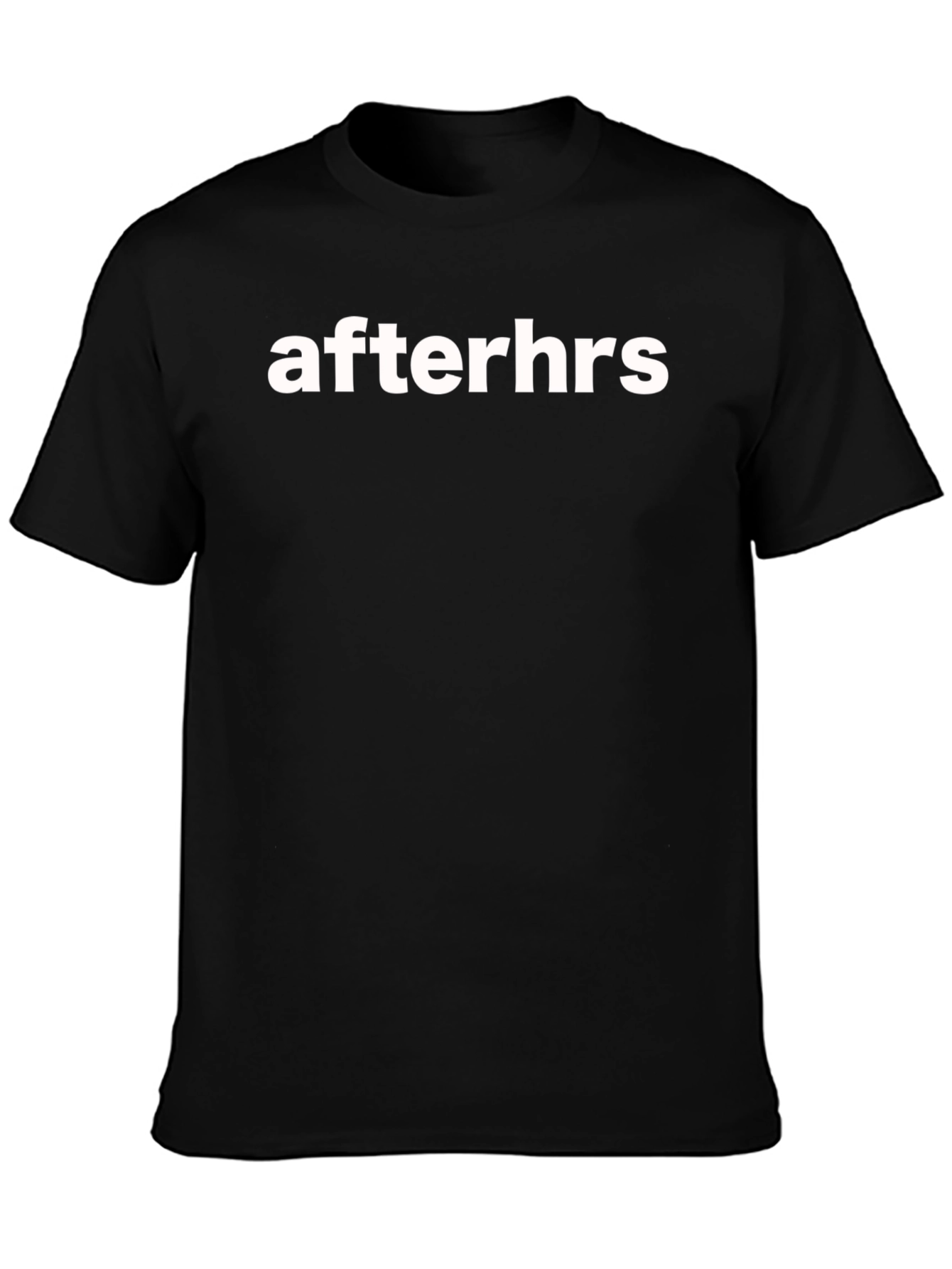 Afterhrs Graphic Tee - Stylish Black T-Shirt